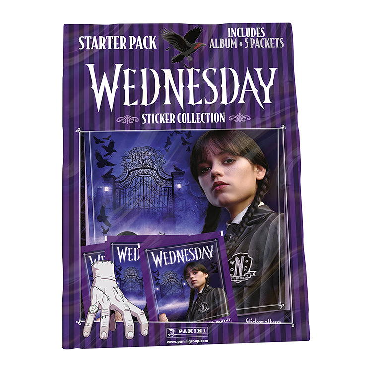 WEDNESDAY STICKERS- Blister 7 pochettes de stickers WEDNESDAY STICKERS- Blister 7 pochettes de stickers