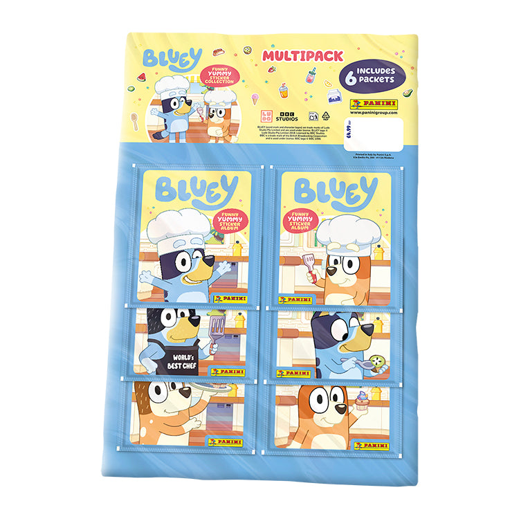 Bluey Funny Yummy Sticker Collection