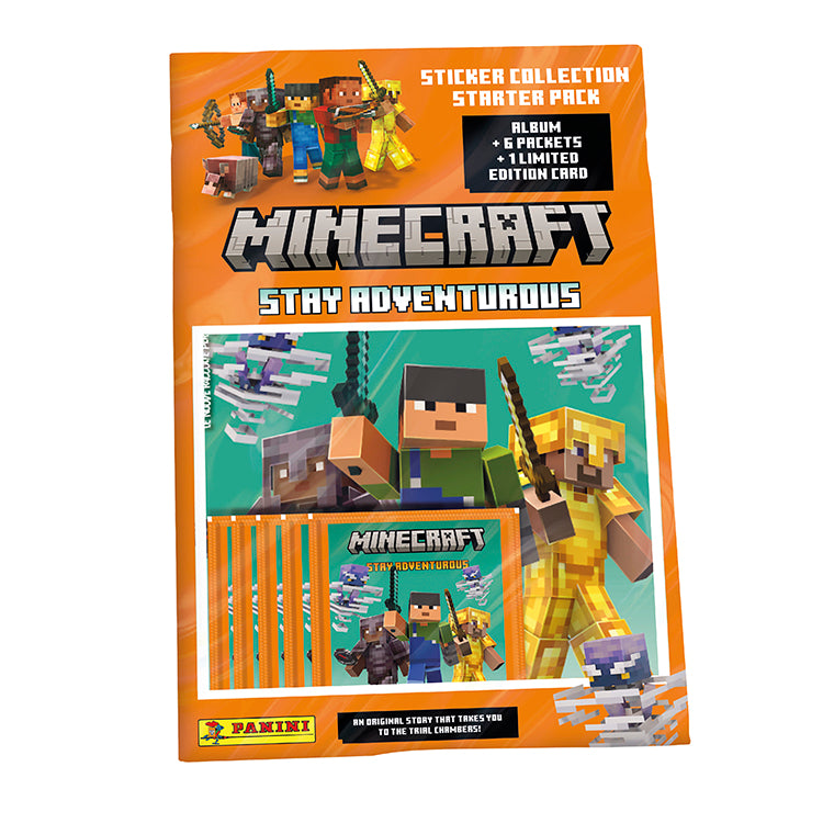 Minecraft Stay Adventures Sticker Collection
