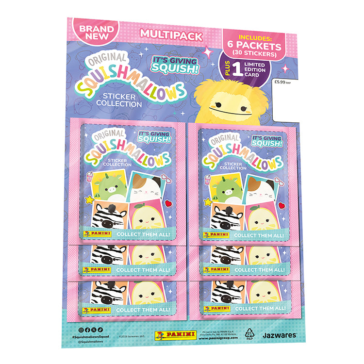Squishmallows It's Giving Squish Sticker Collection