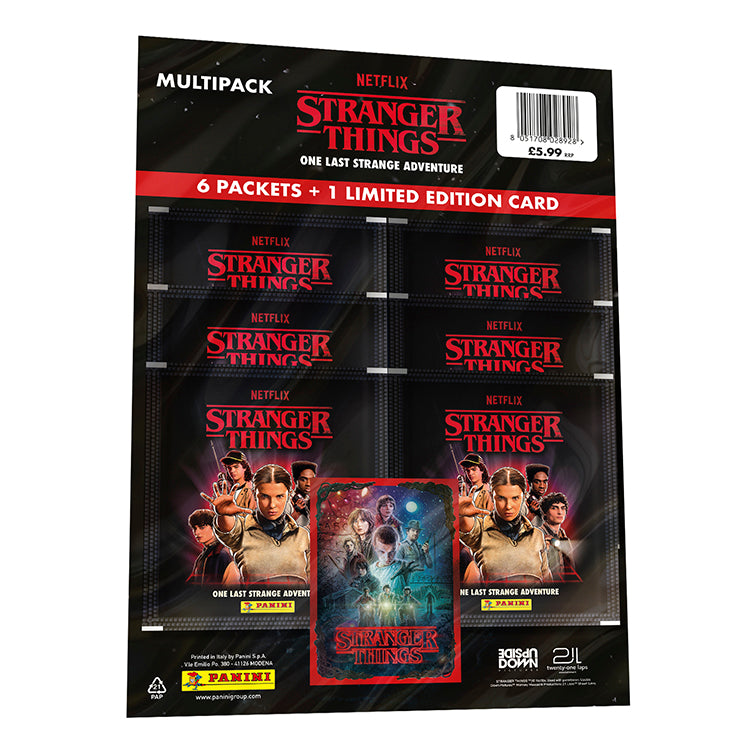 Stranger Things One Last Strange Adventure Sticker Collection