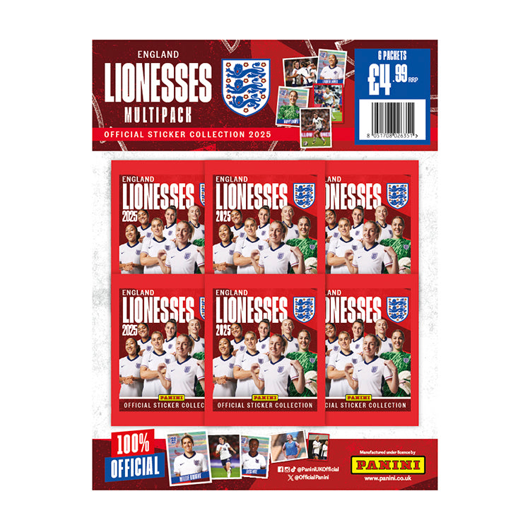 One England Sticker Collection England Lionesses Official Sticker Collection 2025 | Panini's Official ...
