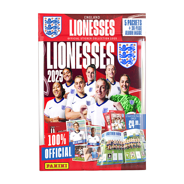 One England Sticker Collection England Lionesses Official Sticker Collection 2025 | Panini's Official ...